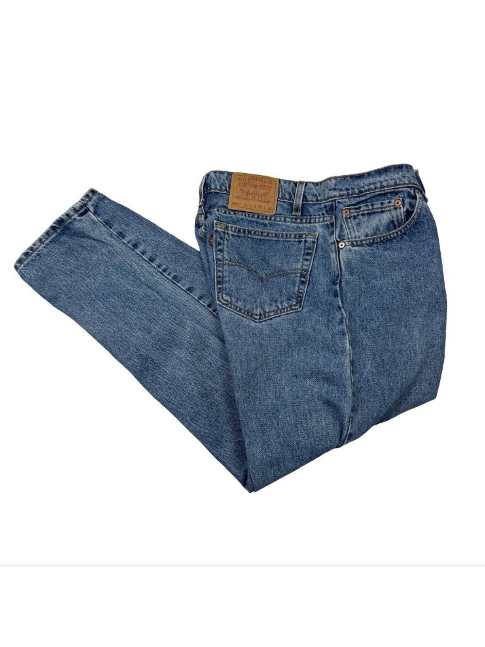 VTG Levi's Men's 550 Relaxed Fit Tapered Leg Jeans Blue • USA • 36x30